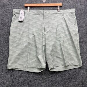 Adidas Ultimate365 Print Golf Shorts Mens 42 Wonder Silver Geometric Athletic